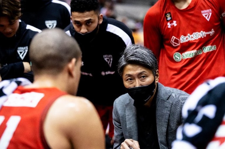 Bリーグ昨季王者千葉ジェッツふなばしの大野篤史HC ／ photograph by ©CHIBAJETS FUNABASHI/Atsushi Sasaki