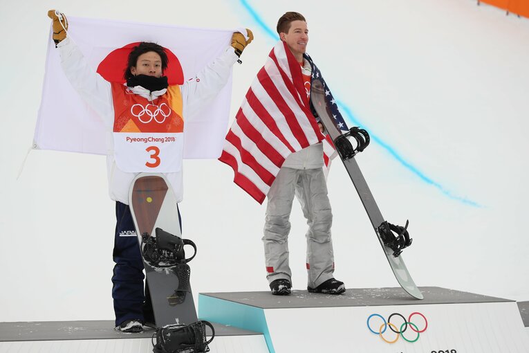 4年前の平昌五輪。ソチのリベンジに燃えていたが、最終滑走でショーンが大逆転し、平野は銀メダルに終わった　©Kaoru Watanabe／JMPA
