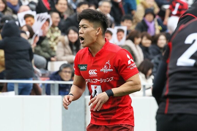 テスト生としてサンウルブズに加入し、スコッド入りを果たしたがチームはそのシーズンのみで解散　©Nobuhiko Otomo