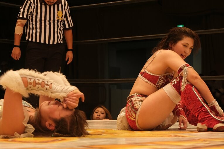 マリーゴールドの女子プロレスラー・桜井麻衣　©Norihiro Hashimoto