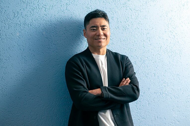 2大会連続となるWBC出場を前に、意気込みを語った中村悠平 ／ photograph by Takuya Sugiyama