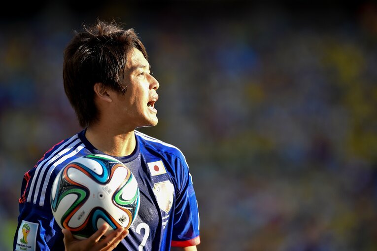 ブラジルW杯の内田篤人。彼も清水東出身だ　©JMPA