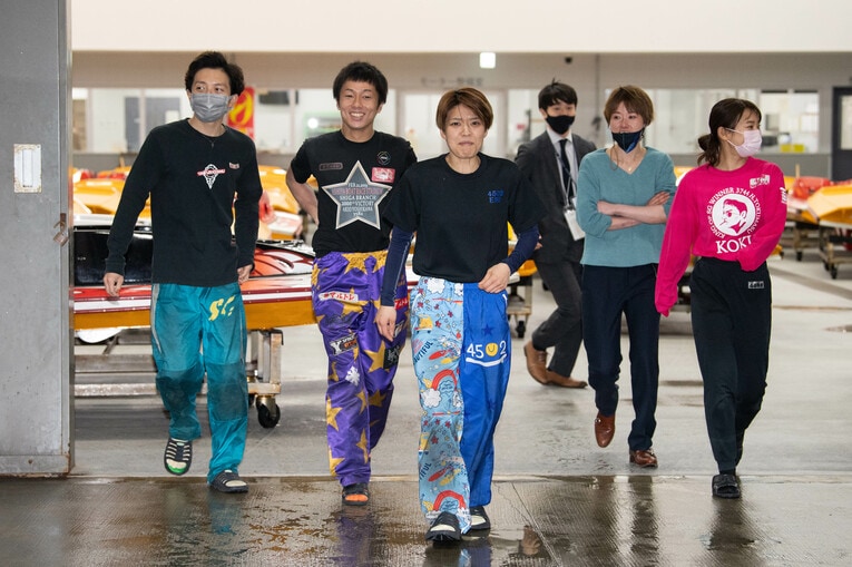 SG優勝後の「水神祭」の様子