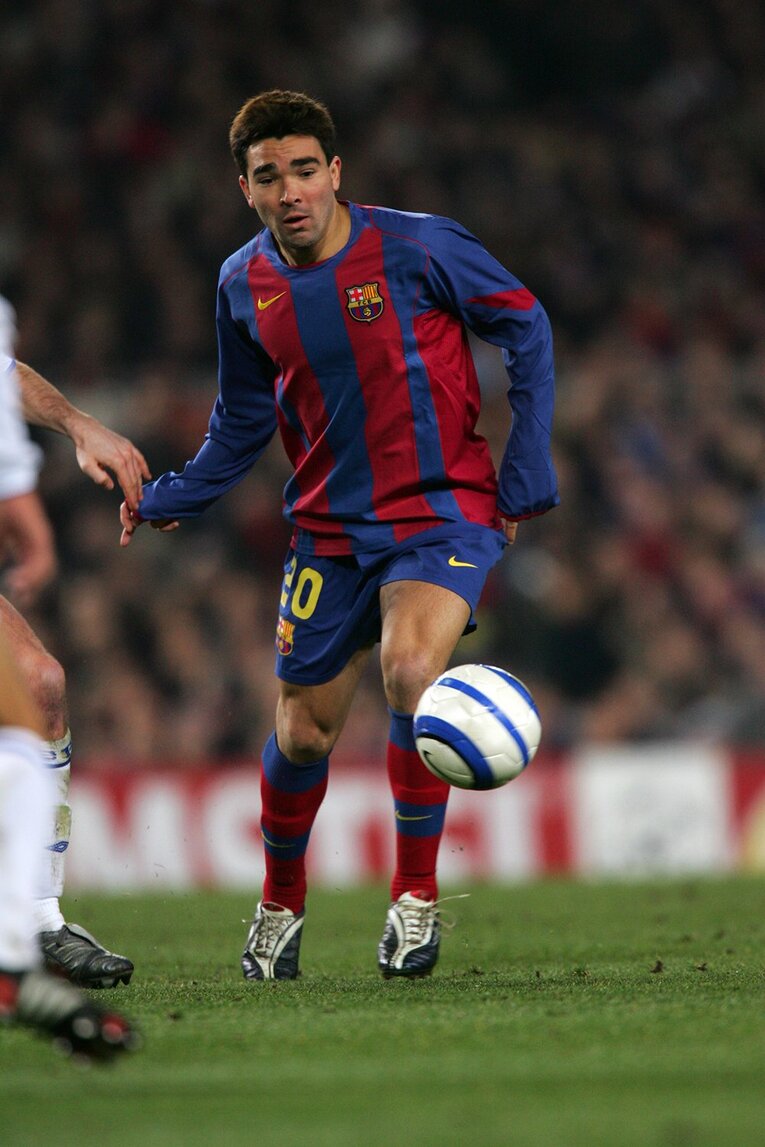 バルサ時代のデコ　©Takuya Sugiyama