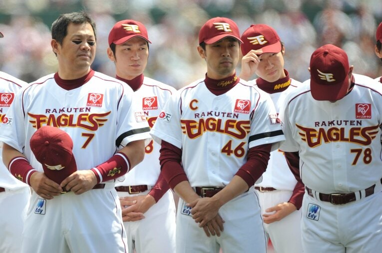 後にキャプテンを務めるなど、楽天にとって、鉄平は欠かせない一員となった　©Hideki Sugiyama