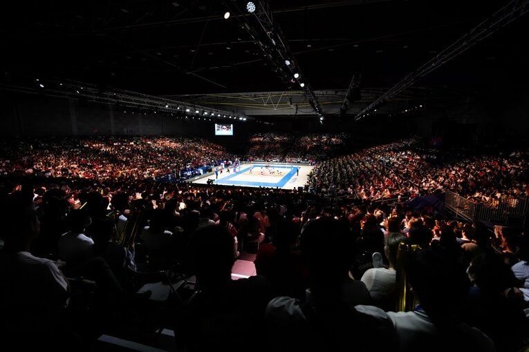 VNLカナダ戦　©︎Volleyball World