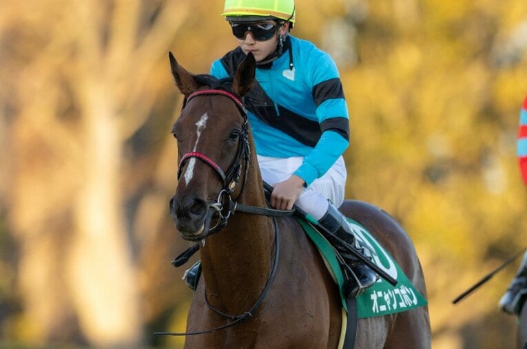 2022年1月16日の京成杯を制したオニャンコポン ／ photograph by Photostud