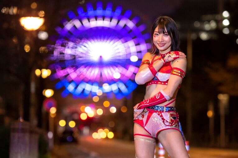 「芸能人に何ができる」批判も…大河出演女優・向後桃が辿り着いた“約束の地”「私はスターダムでプロレスがしたい」《特別グラビア》(6)