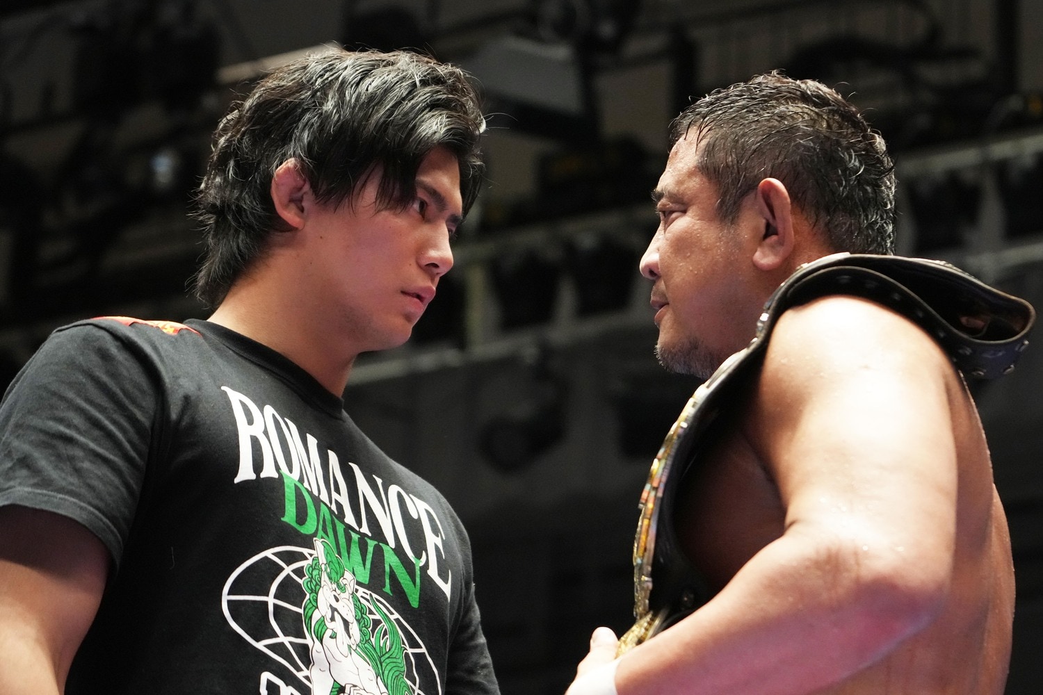 安齊勇馬の挑戦を受けた永田裕志。両者は6月17日にタイトルマッチを戦う