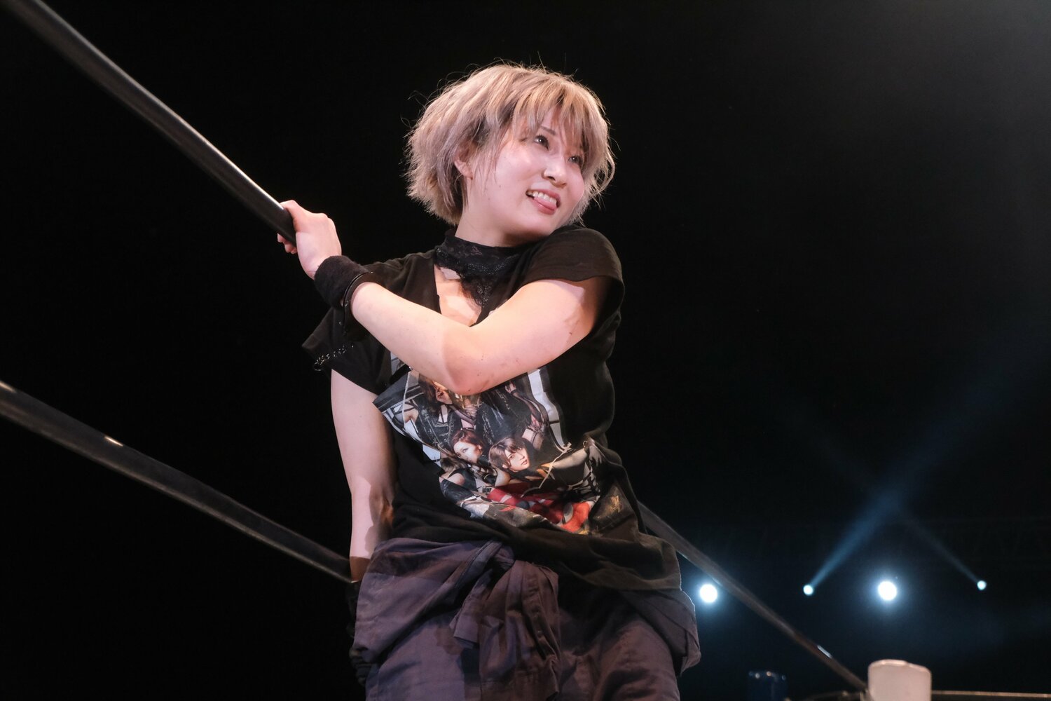 出場する各団体でそれぞれ違うテーマの闘いに挑む安納。今年は“ブランド力”を大きく高めた　©Norihiro Hashimoto