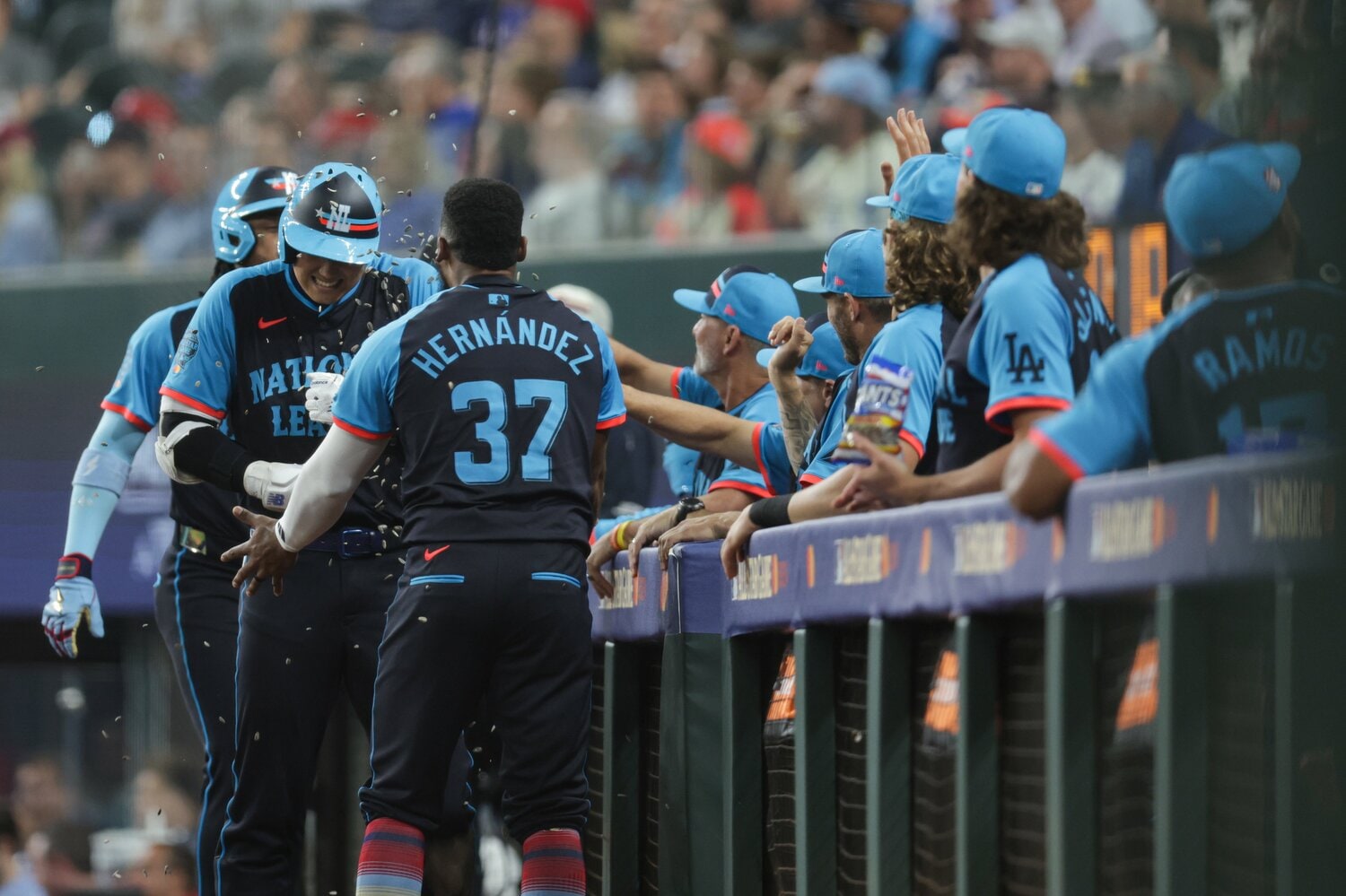 オールスターで2番打者に入った大谷の打撃結果は、ご存じの通り……　©Getty Images