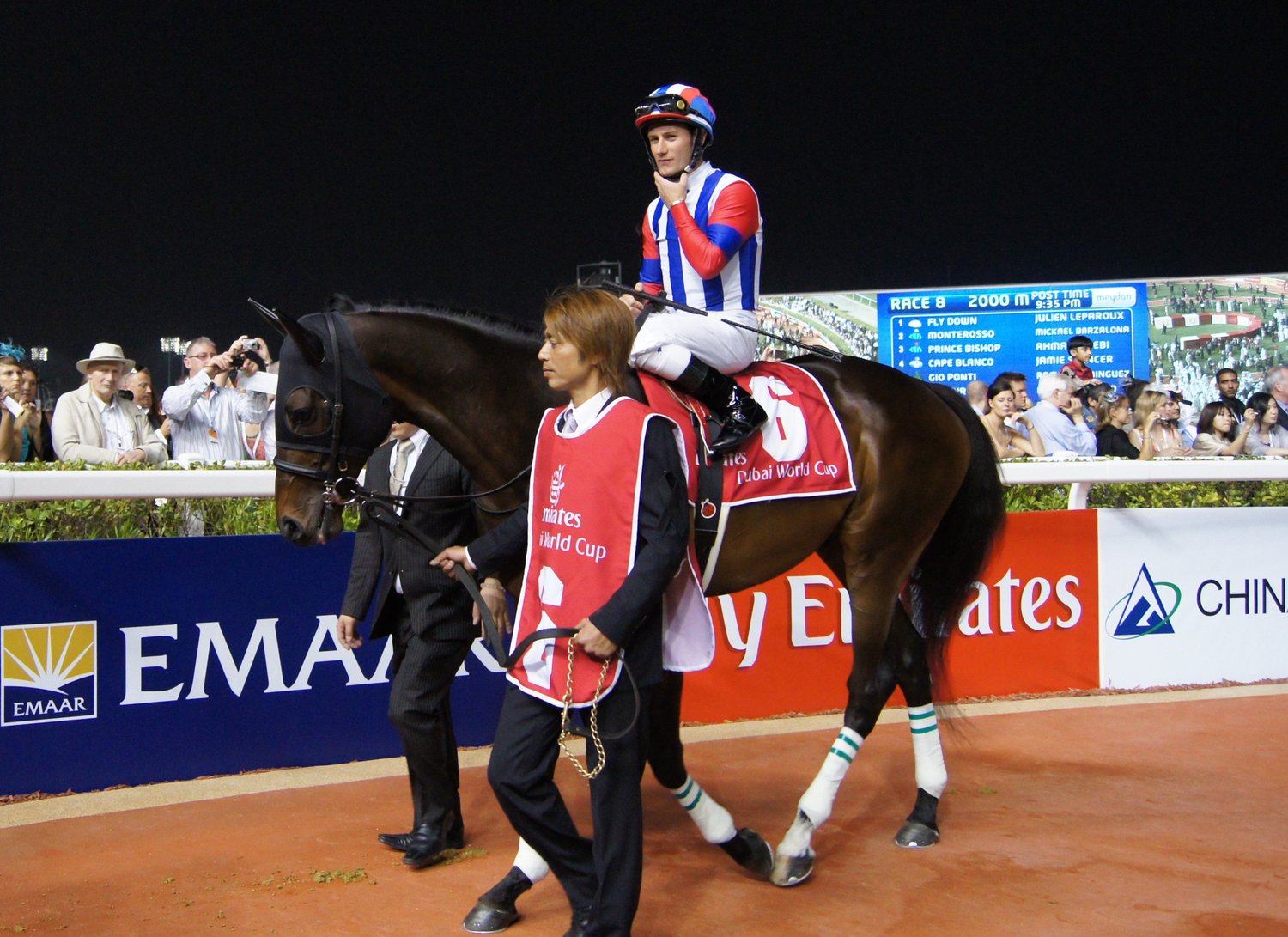 ヴィクトワールピサとデムーロ騎手