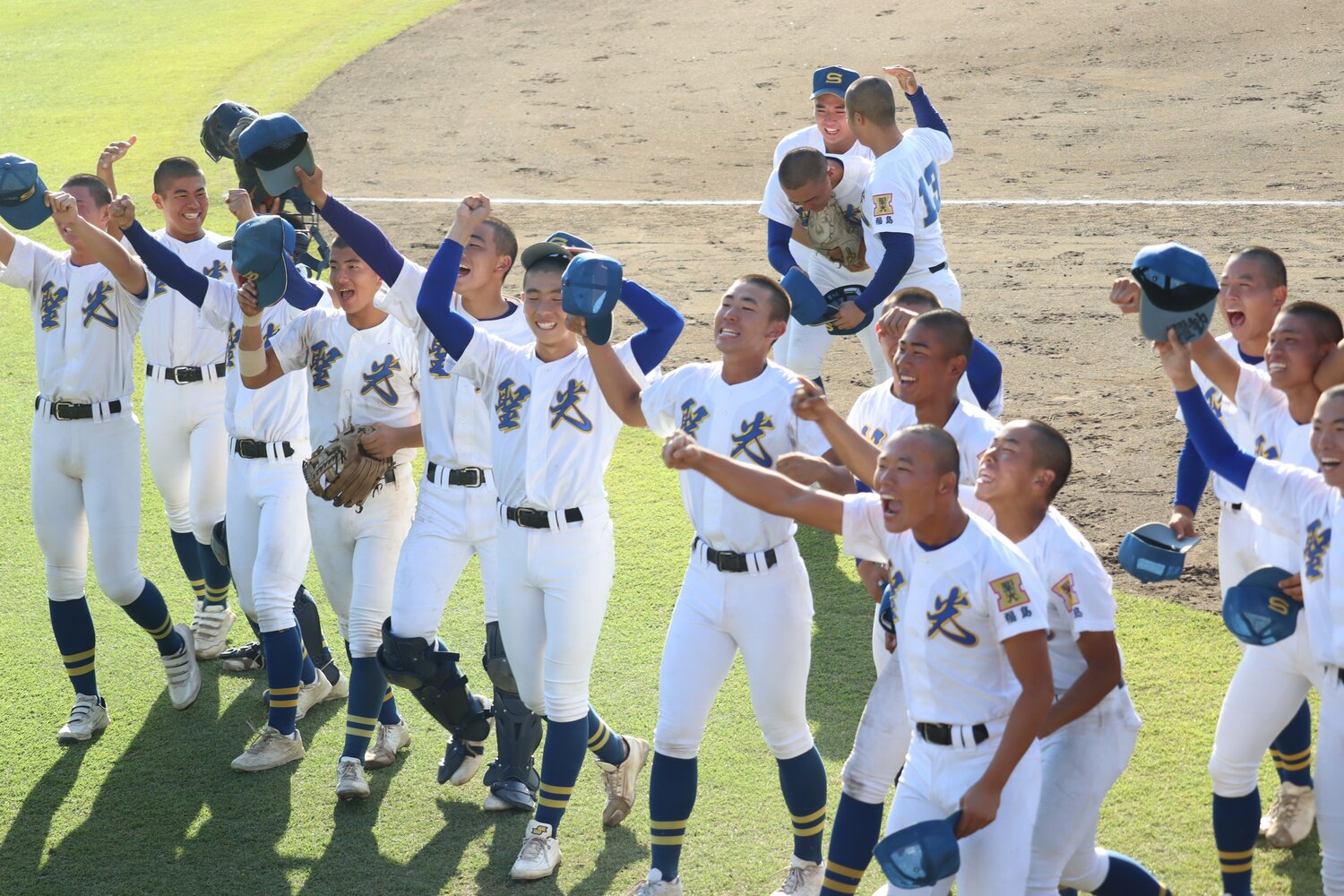 7年ぶりとなる東北大会優勝を決めた福島・聖光学院。前評判は決して高くなかったが…？　©Genki Taguchi