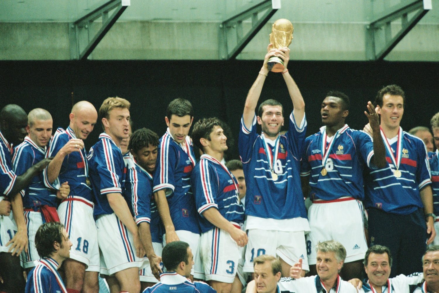 フランス代表をW杯初優勝に導いたジダン©Kazuaki Nishiyama