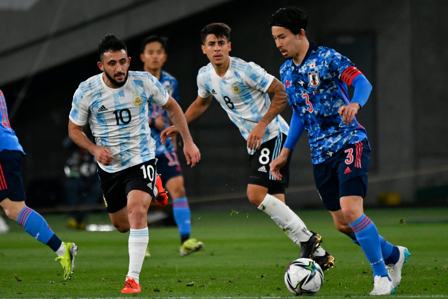 アルゼンチンのしたたかなゲーム運びが目立った第1戦だった©JMPA