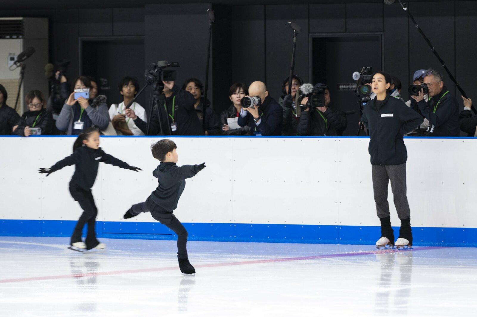 2カ月でシングルアクセルを跳べるようになった生徒も ©️Takuya Sugiyama
