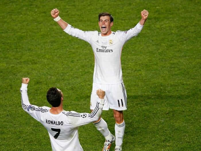 CL決勝はレアルの劇的な逆転勝利！120分の激闘で掴んだ10度目の栄冠。＜Number Web＞ photograph by REUTERS/AFLO