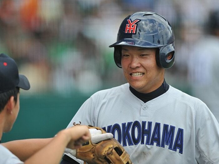 筒香嘉智が高校時代から気になっているあの投手。<Number Web> photograph by Hideki Sugiyama