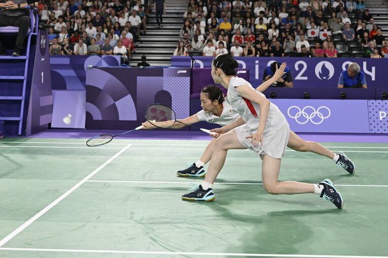 中国ペアとの準決勝　©Asami Enomoto/JMPA