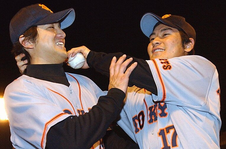 高橋尚成は1975年4月2日生まれ、由伸は同年4月3日生まれ ／ photograph by KYODO
