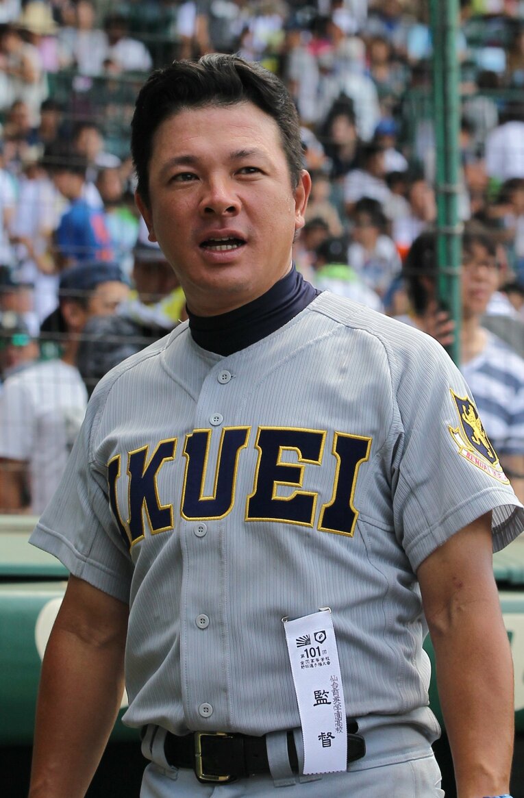 仙台育英・須江航監督 ©Sankei Shimbun
