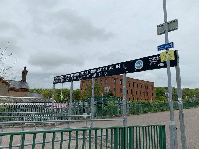 オシャレなブライトンの町並み　©Yoichi Igawa　