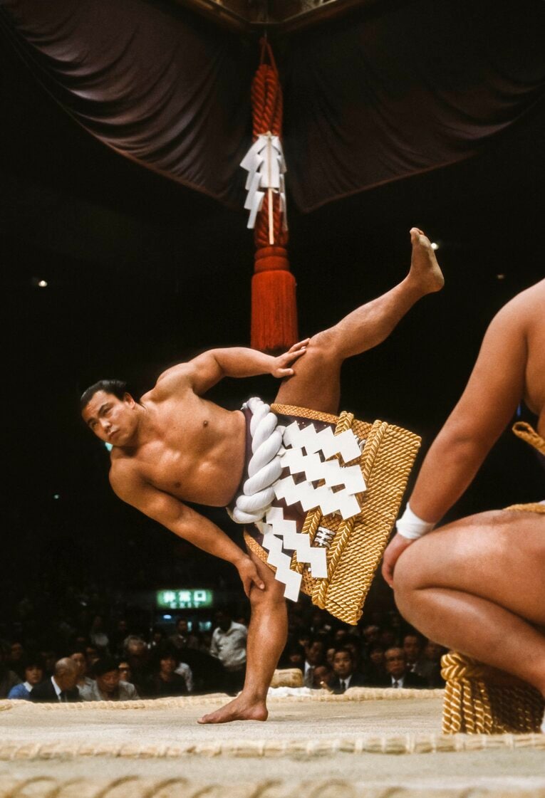 1983年九州場所（11月場所）で撮影　©Getty Images