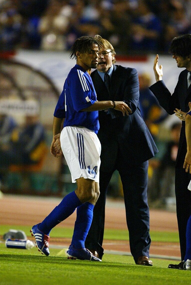 トルシエジャパンでの三都主　©AFLO