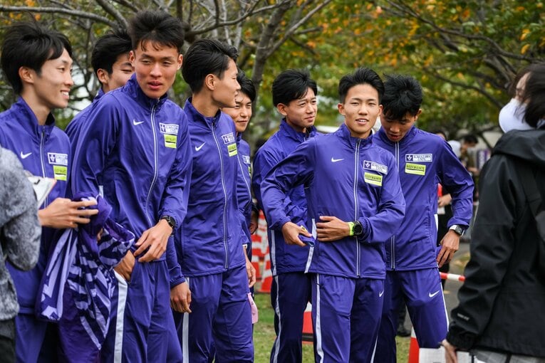 駒大の選手たち　©Nanae Suzuki