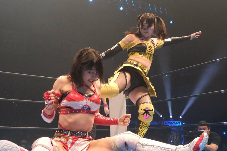 スターダム「NEW BLOOD」に参戦した際の杏ちゃむ（2022年10月）　©Norihiro Hashimoto