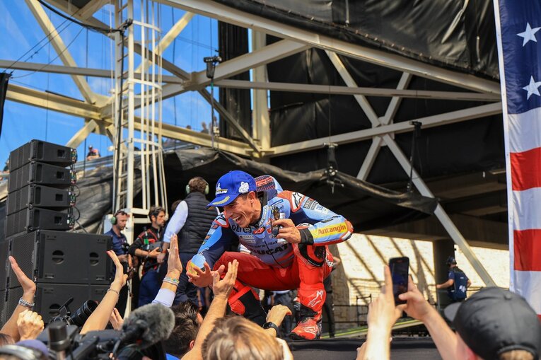 アメリカのファンはマルケスが大好き　©Satoshi Endo