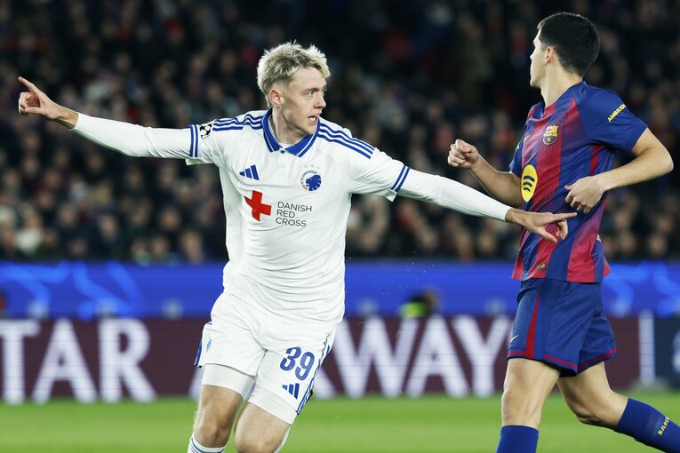 先制点を奪ったヴィクトル・ダザソンはアイスランド出身の17歳　©Daisuke Nakashima