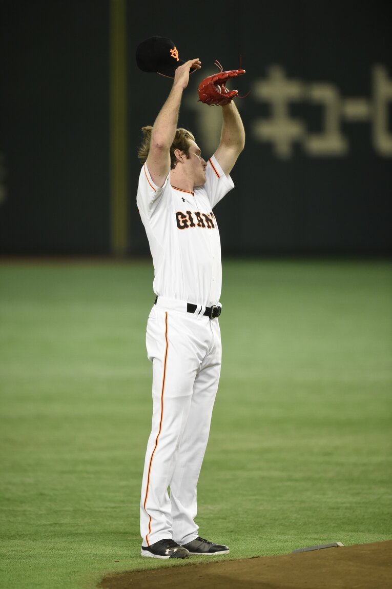 巨人時代のマイコラス　©Hideki Sugiyama