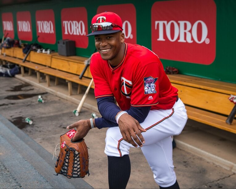 2016年、ミネソタ・ツインズのスプリングキャンプ時のウォーカー　©︎Getty Images