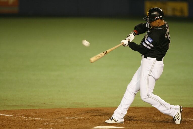 「平成唯一の三冠王」こと松中　©Naoya Sanuki