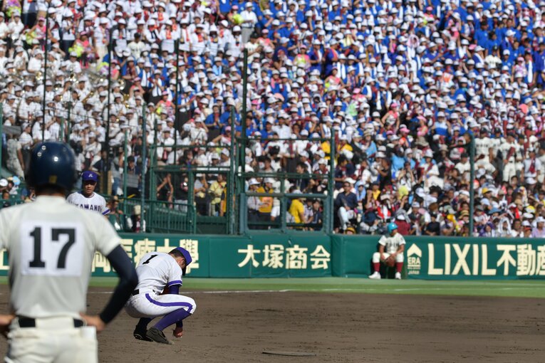 決勝の金足農業戦　　©Hideki Sugiyama