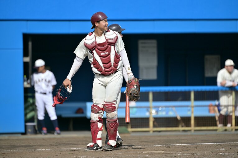 大学ジャパンでもキャプテンを務めた印出太一捕手。まさかのドラフト指名漏れとなった　©Hideki Sugiyama