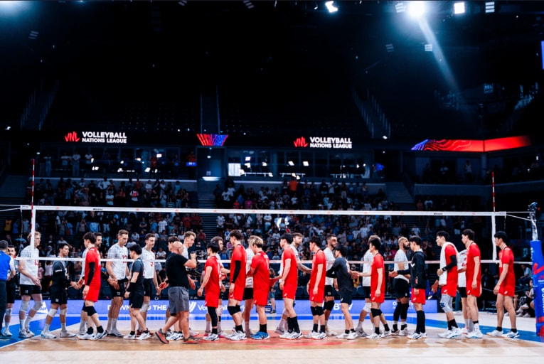 2023年ネーションズリーグ（フランス大会）©︎FIVB