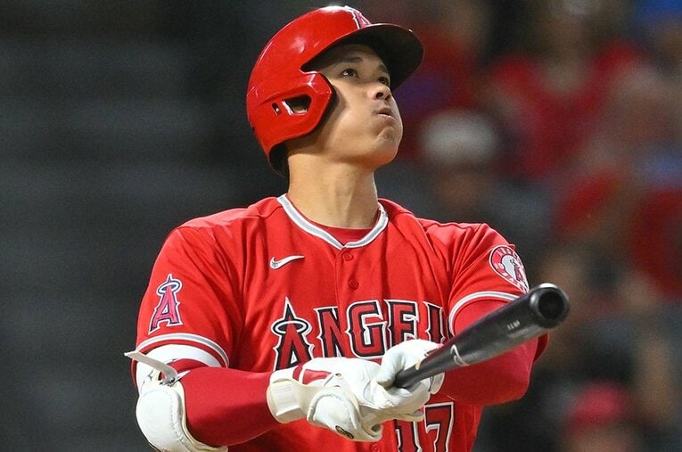 現地時間21日のロイヤルズ戦で2本塁打8打点の大活躍を見せた大谷翔平 ／ photograph by Jayne Kamin-Oncea/Getty Images