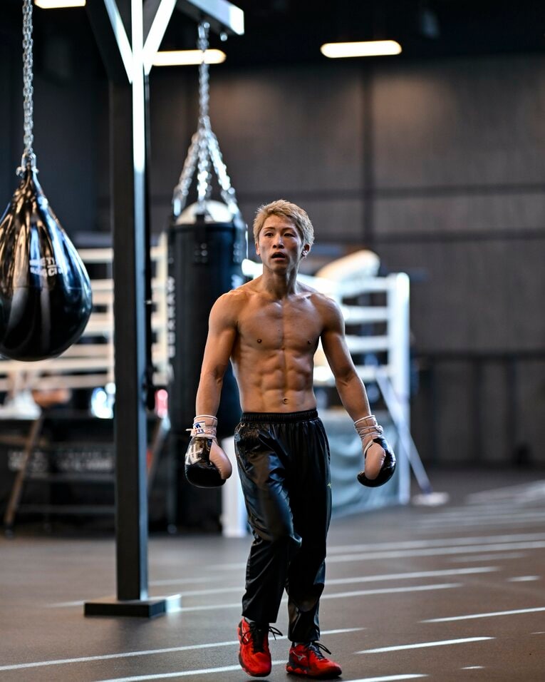 完璧に仕上がった井上尚弥の肉体美　©Hiroaki Finito Yamaguchi