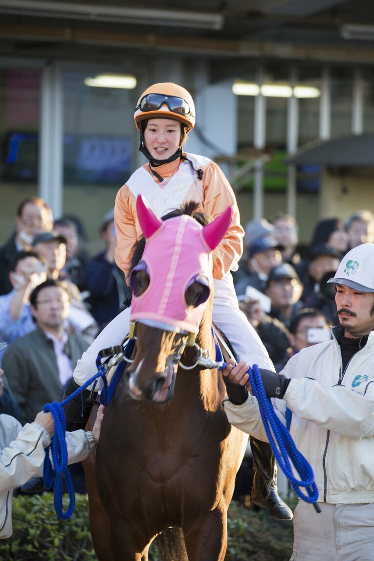2016年3月、デビュー当時の藤田菜七子（18歳）©Shiro Miyake