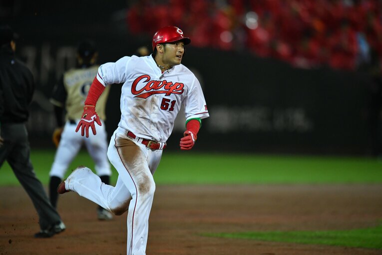 21歳時の鈴木誠也　©Hideki Sugiyama