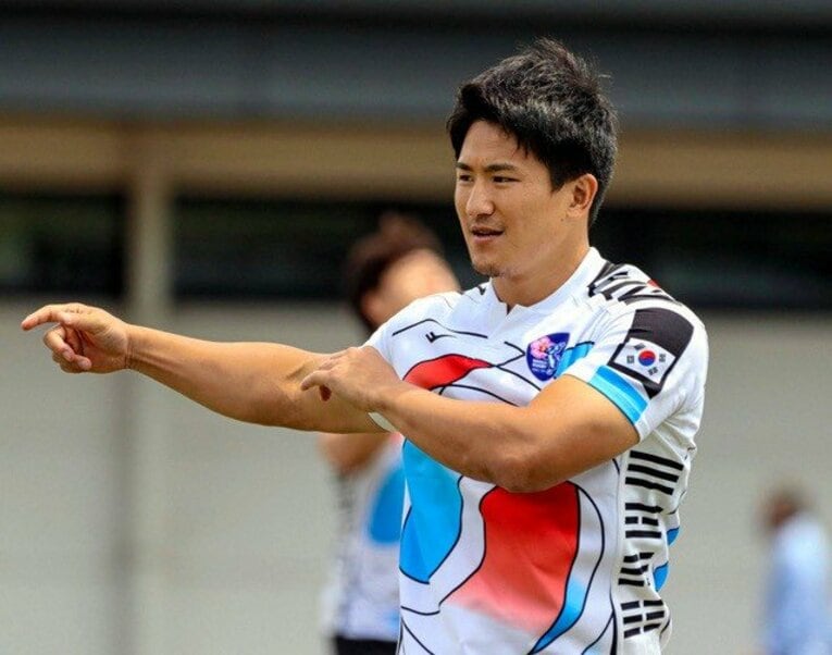 韓国代表として初のW杯出場を懸けてピッチに立った金勇輝（写真＝本人提供）