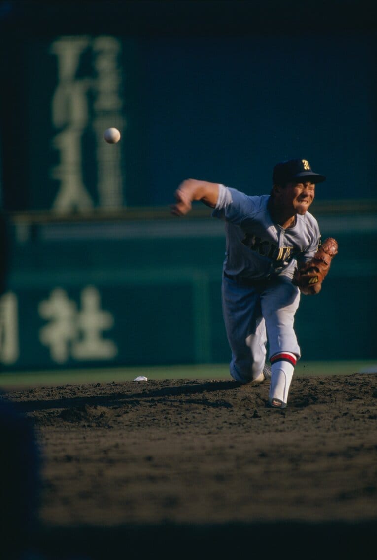 ダイエーで活躍した大越基の仙台育英時代　©Makoto Kenmizaki