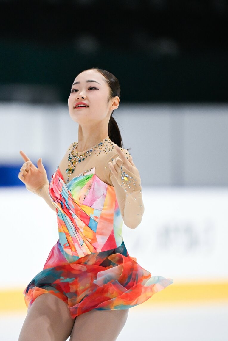 木下グループ杯、島田麻央のFS演技　©️Asami Enomoto