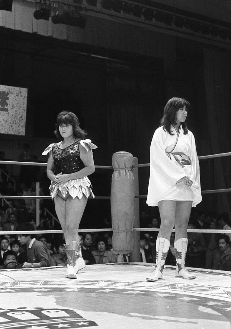 全女で活躍したジャンボ堀さんの現役時代　提供：ジャンボ堀