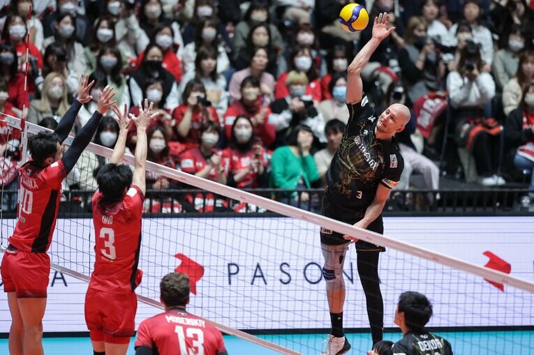 ウルフドッグス名古屋 バトルシュ・クレク　©︎V.LEAGUE