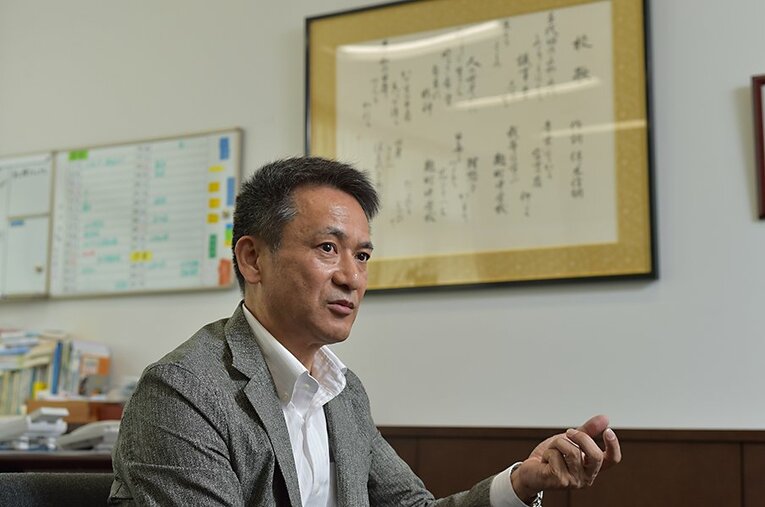麹町中学で進める改革について工藤勇一校長は、「原則的にはどこでも適用できるはず」と語っている。 ／ photograph by Hideki Sugiyama