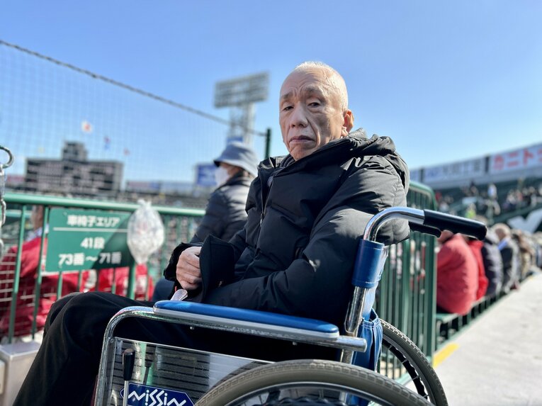 応援曲『田辺が大将』を考案した杉原康司さん（74歳） ©Yukiko Umetsu