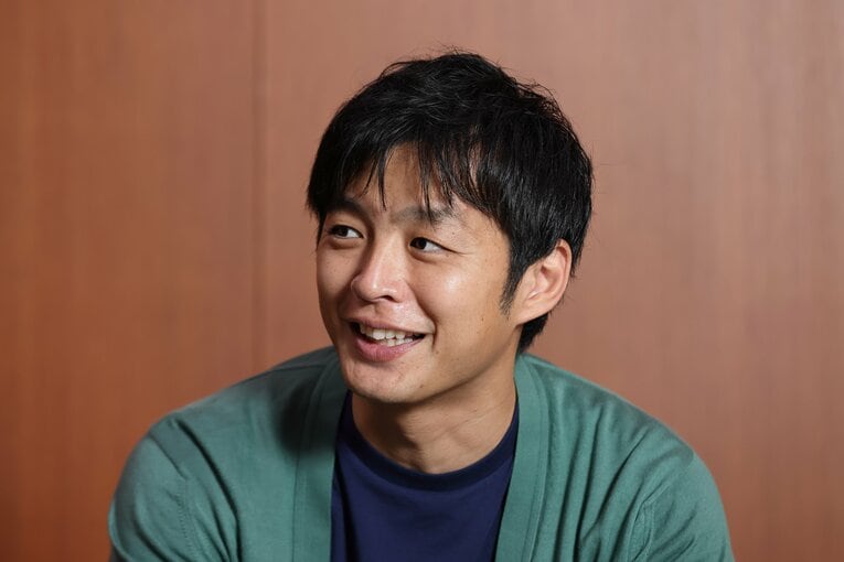 セルソースの裙本理人社長。同社は再生医療関連事業を手がけ、一昨年に東証マザーズ上場。ベンチャーでは異色の成長を遂げている　©Shigeki Yamamoto